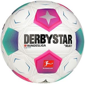 DERBYSTAR Unisex Jeugd Bundesliga Club Light v23 Voetbal, wit, 5