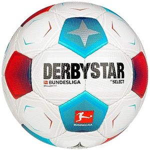 Derbystar Unisex - Bundesliga Brillant TT v23 Voetbal voor volwassenen, wit, 5
