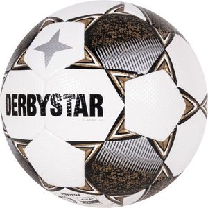 Derbystar Senior voetbal Classic TT II wit/zwart maat 5