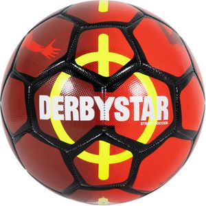 Derbystar Voetbal - Recreatieve Bal - Lichtgewicht - Stoer Design - Soft PVC - Machinaal Gestikt - Groen - Maat 5