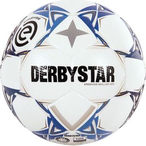 Derbystar Eredivisie Brillant APS Voetbal 2024-2025 Wit Blauw Zwart