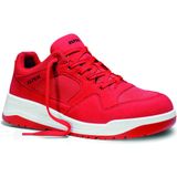 ELTEN MAVERICK Red Low ESD S3 Veiligheidsschoenen voor heren, sportief, lichte sneakers, rood, stalen neus, maat 42