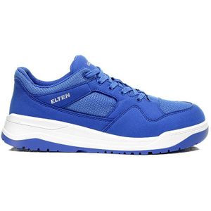 ELTEN MAVERICK Blue Low ESD S1P veiligheidsschoenen voor heren, sportieve, lichte sneakers, blauw, stalen neus, maat 42