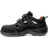 ELTEN Veiligheidsschoenen SCOTT ESD S1, dames en heren, textiel, kunststof kap (lichter dan stalen neus), licht, sportief, zwart, maat: 35
