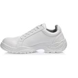 ELTEN White Loop Low ESD S2 Veiligheidsschoenen voor dames en heren, textiel, lichte stalen neus, klassiek, wit, maat 35