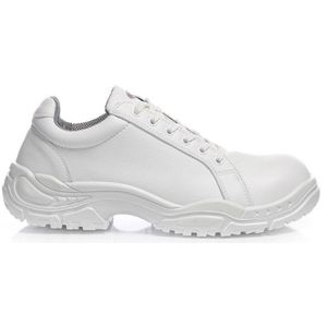 ELTEN Veiligheidsschoenen WHITE Loop Low ESD S2, dames en heren, textiel, stalen neus, licht, klassiek, wit, maat: 37