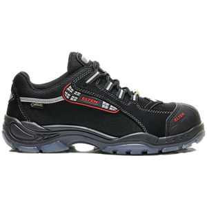 ELTEN Veiligheidsschoenen SENEX Pro GTX ESD S3, heren, textiel, kunststof kap (lichter dan stalen neus), licht, sportief, zwart/rood, maat: 48