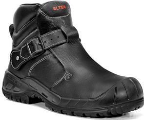 Elten - Carl - Halfhoog Werkschoen - Zwart - Rundleder - S3 HI