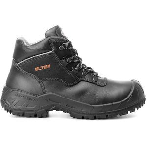 ELTEN Veiligheidsschoenen LUTZ S3 HI, heren, leer, stalen neus, licht, robuust, zwart, maat: 46