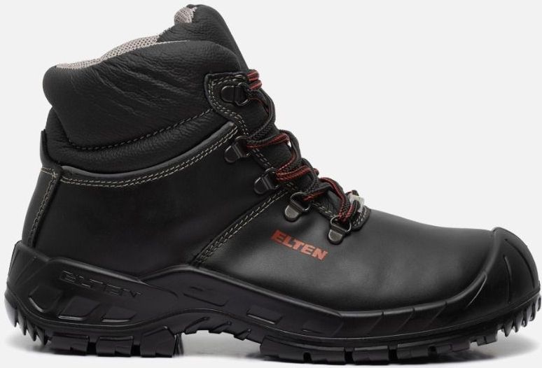 ELTEN - RENZO Mid ESD S3 - Unisex - Veiligheidsschoenen - Zwart - Leer