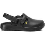 ELTEN Clog MICHEL black ESD SB, dames en heren, textiel, stalen neus, licht, klassiek, zwart, maat: 42