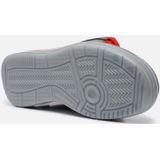 ELTEN Veiligheidsschoenen Vintage Mid Esd S3 Sportieve sneaker voor heren, lichtgewicht grijs/rode laarzen met stalen pet, grijs, 47 EU