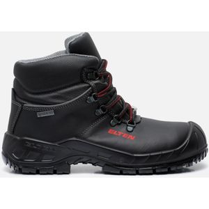 ELTEN Veiligheidsschoenen RENZO GTX Mid ESD S3, heren, licht, zwart, stalen neus, koude-isolatie, Gore-Tex, waterdicht, ademend, maat 43