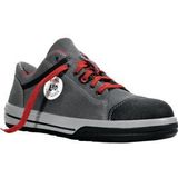 ELTEN Veiligheidsschoenen VINTAGE Pirate Low ESD S3, dames en heren, leer, stalen neus, licht, sportief, grijs/zwart, maat: 39