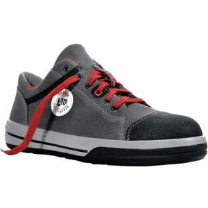 ELTEN VINTAGE Pirate Low ESD S3, Veiligheidsschoenen, heren, sportief, sneakers, licht, grijs/rood, stalen neus - maat 45