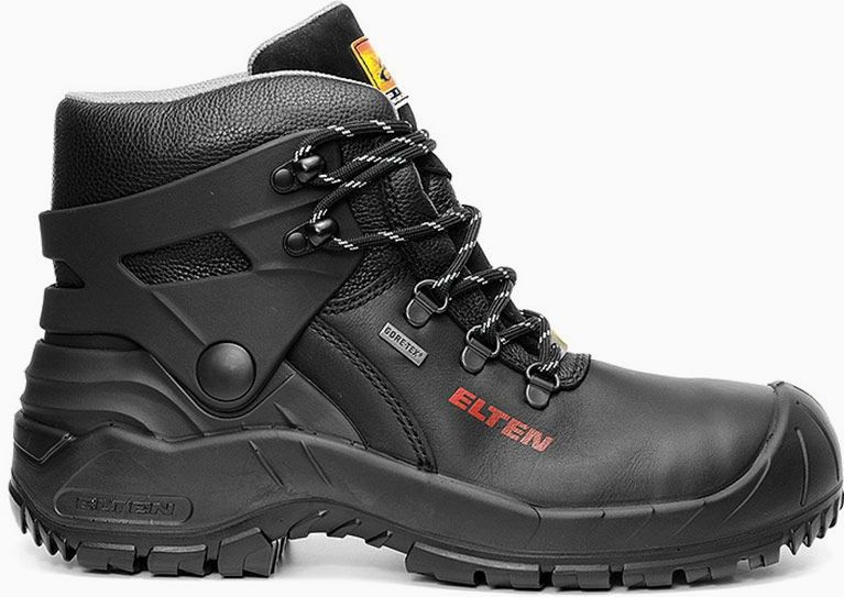 Elten - Renzo - Veiligheidsschoen - Zwart - Stalen Neus, GORE-TEX, Slipweerstand