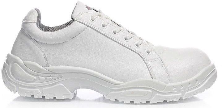 Elten - White Loop Low ESD S2 - Veiligheidsschoen - Wit - Microvezel