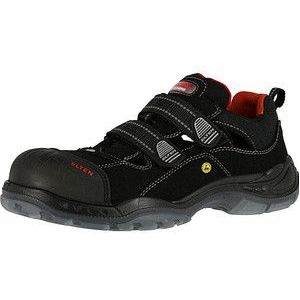 Elten - Scott Pro ESD S1P - Veiligheidssandaal - Zwart - Microvezel/Textiel