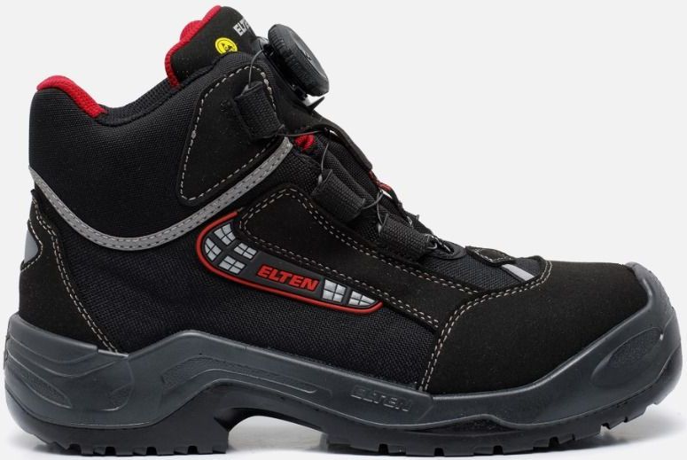 Elten Sander BOA ESD S3 - Sandalen - Zwart - Ademend Textiel