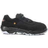 ELTEN DUSTIN BOA ESD S3 Veiligheidsschoenen, heren, sportief, licht, zwart, stalen neus, BOA-snelsluiting, maat 37