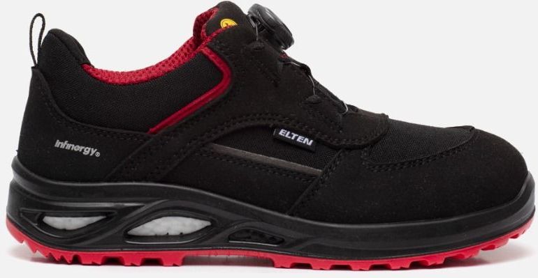 Elten - Hannah XXTL Boa - Veiligheidsschoen - Zwart-Rood - S3