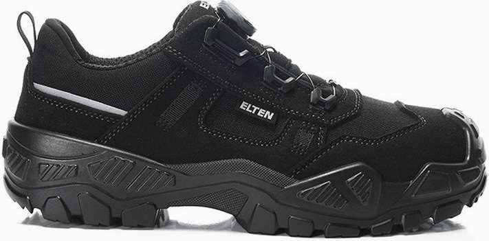 Werkschoenen - Sportief - Zwart - Microvezel/Textiel - Stalen Neus