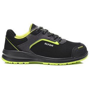 ELTEN Sicherheitshalbschuh LOAN XXSports Pro black-lime Low ESD S3 Gr. 45