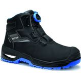 Elten - Stefano XXSG BOA Mid ESD S3 - Zwart/Blauw - Runderleer - Ademend