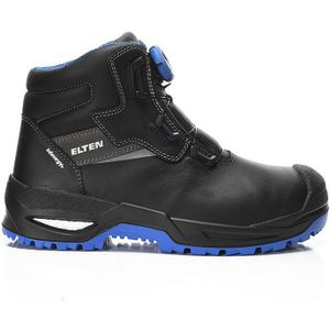 Elten - Stefano XXSG BOA Mid ESD S3 - Zwart/Blauw - Runderleer - Ademend