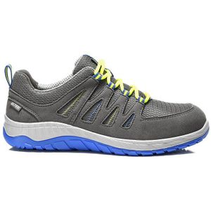 ELTEN Wellmaxx 729551 Maddox Veiligheidsschoenen voor heren, grijs-blauw laag ESD S1P, werk- en veiligheidsschoenen, EN ISO 20345 S1P, stalen neus, grijs-blauw, EU 48