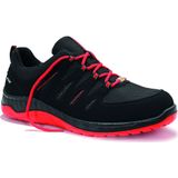 ELTEN 729561 S3 Maddox zwart-rood lage ESD lage schoen, zwart/rood, maat 44