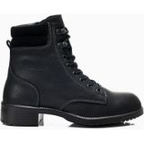 Elten Nikola Black Mid ESD S2 Werkschoenen voor dames, zakelijk, elegant, zwart, stalen neus, zwart.