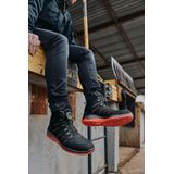 Elten - Maddox BOA® - Werkschoenen - Zwart-Rood - Microvezel