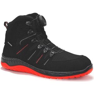 Elten - Maddox BOA® - Werkschoenen - Zwart-Rood - Microvezel