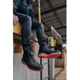 Elten - Maddox BOA® - Werkschoenen - Zwart-Rood - Microvezel