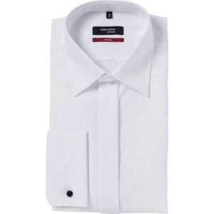 Seidensticker - Smoking Overhemd - Wit - 100% Katoen - Kent Kraag