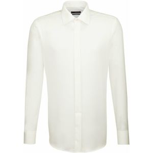 Seidensticker - Regular Fit - Smoking Overhemd - Beige - Popeline