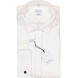 Overhemden - Wit - 100% Katoen - Regular Fit - Kentkraag - Lange Mouwen