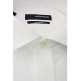 Overhemden - Wit - 100% Katoen - Regular Fit - Kentkraag - Lange Mouwen