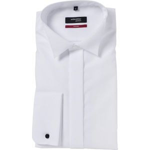 Overhemden - Wit - 100% Katoen - Regular Fit - Kentkraag - Lange Mouwen