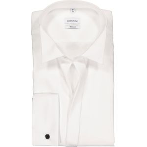 Seidensticker - Klassiek Lang Overhemd - Wit - 100% Katoen