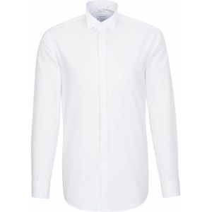 Seidensticker - Regular Fit - Smoking Overhemd - Wit - 100% Katoen