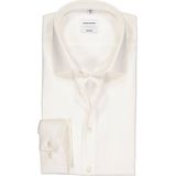 Seidensticker - Herenoverhemd - Ecru - 100% Katoen - Shaped Fit