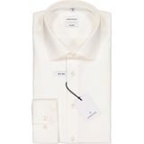 Seidensticker - Herenoverhemd - Ecru - 100% Katoen - Shaped Fit