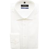 Seidensticker - Herenoverhemd - Ecru - 100% Katoen - Shaped Fit