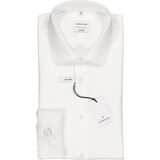 Seidensticker - Shaped Fit Overhemd - Wit - 100% Katoen - Strijkvrij