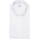 Seidensticker - Shaped Fit Overhemd - Wit - 100% Katoen - Strijkvrij