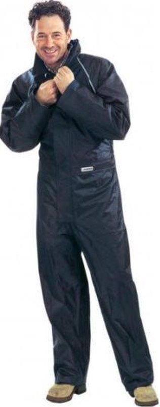 Planam - 1448 - Regenoverall - Marineblauw - 100% Polyester met PVC-coating