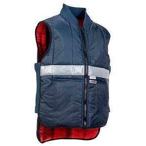 Planam Koelhaus vest, maat S, marine/rood/meerkleurig, 5122044