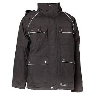 PLANAM® unisex Parka CANVAS 320 schwarz Größe M
